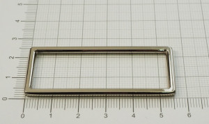 Рамка - ручкодержатель 51х24 мм. Никель