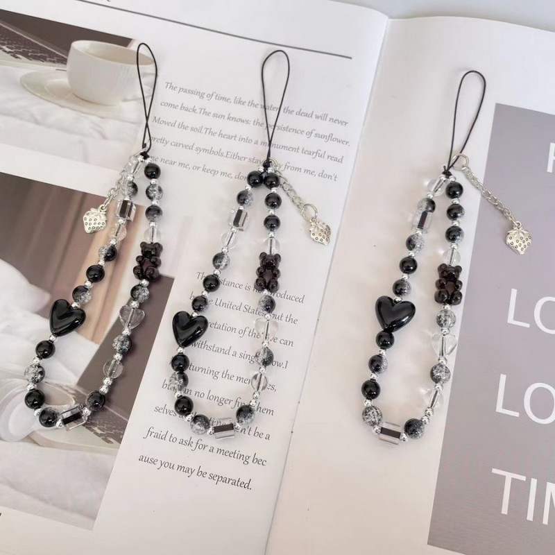 Шнурок для телефона брелок женский украшение браслет на руку