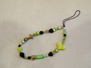 Шнурок для телефона брелок женский украшение браслет на руку