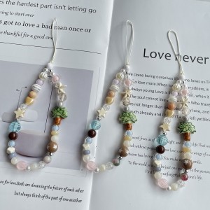 Шнурок для телефона брелок женский украшение браслет на руку