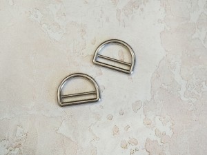 Полукольцо для сумки 25 мм. Никель