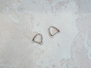 Полукольцо никель полированный 9 мм