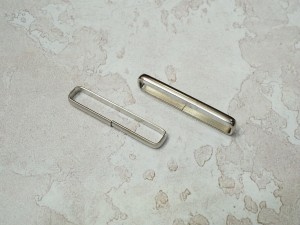 Шлевка никель 40 мм