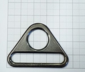 Пластина-полукольцо черный никель роллинг 38 мм