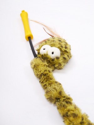 Игрушка для кошек змея удочка дразнилка на палочке