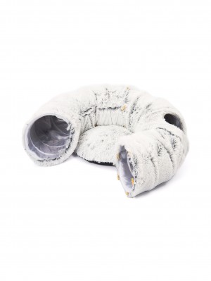 Игровой тоннель для кошек с лежанкой. 80х26 см