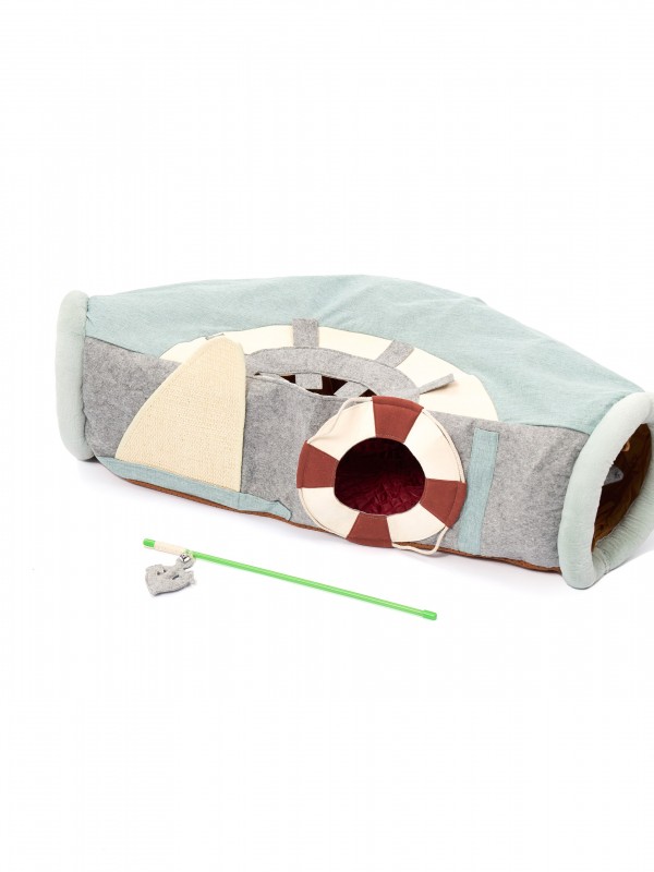 Игровой тоннель для кошек. 100х27 см