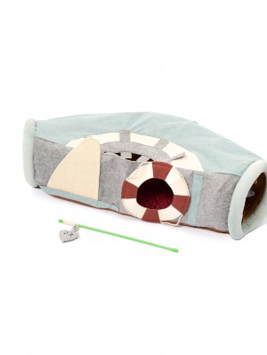 Игровой тоннель для кошек. 100х27 см