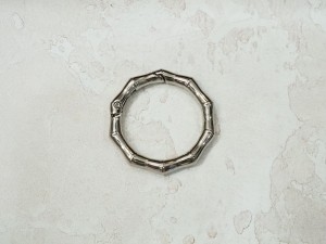 Кольцо карабин для сумки. Никель 32 мм