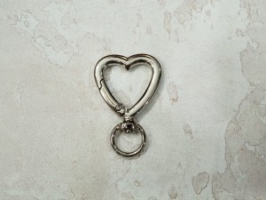 Кольцо карабин для сумки. Никель 20 мм