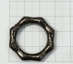 Кольцо карабин для сумки. Черный никель 19 мм