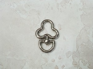 Кольцо карабин для сумки. Никель 15 мм