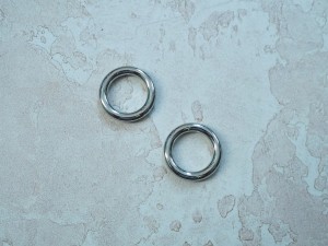 Кольцо для сумки. Никель 16х24х4 мм