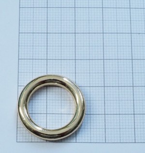 Кольцо для сумки. Золото 16х24х4 мм