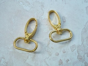 Карабин для сумки. Золото 25 мм "Golden"