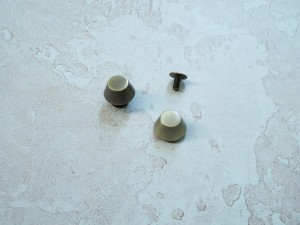 Ножка на винте. Антик браш13 мм