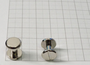 Кобурной винт 10х8 мм. Никель